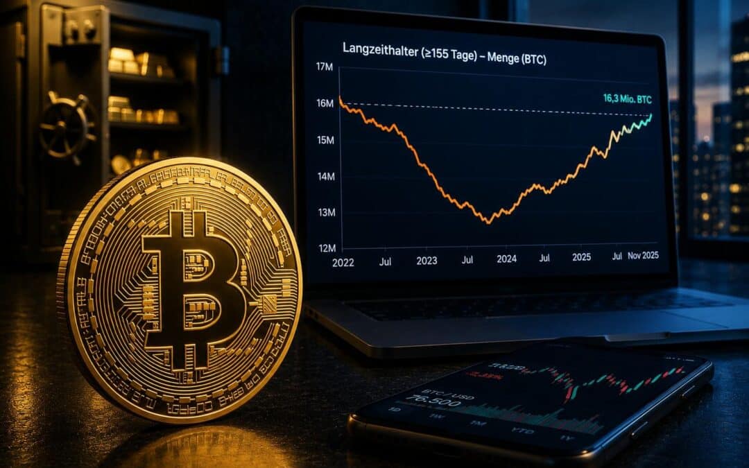 Bitcoin Halter Rekord: Menge der Langzeithalter bricht einen 2,5-jährigen Abwärtstrend