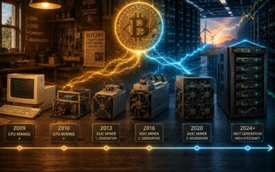 Bitcoin Mining Evolution: Eine Zeitreise durch die Hardware-Geschichte