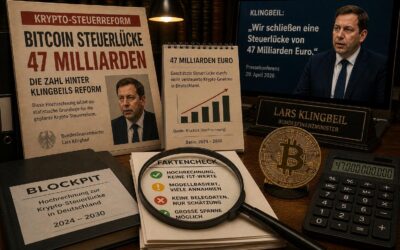 Bitcoin Steuerlücke 47 Milliarden: Die Zahl hinter Klingbeils Reform im Faktencheck
