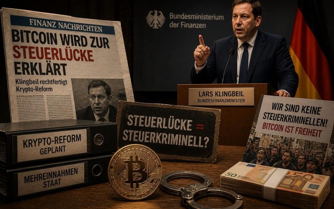 Bitcoin Steuerlücke: Wie Klingbeil aus Sparern Verdächtige macht