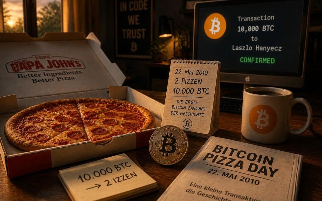 Bitcoin Pizza Day: Die erste kommerzielle Zahlung mit Bitcoin