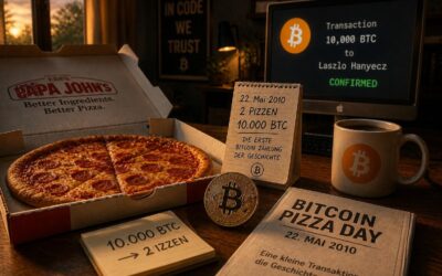 Bitcoin Pizza Day: Die erste kommerzielle Zahlung mit Bitcoin