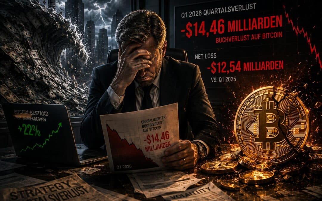 Strategy Quartalsverlust: 14,46 Milliarden Dollar Buchverlust auf Bitcoin im Q1 2026