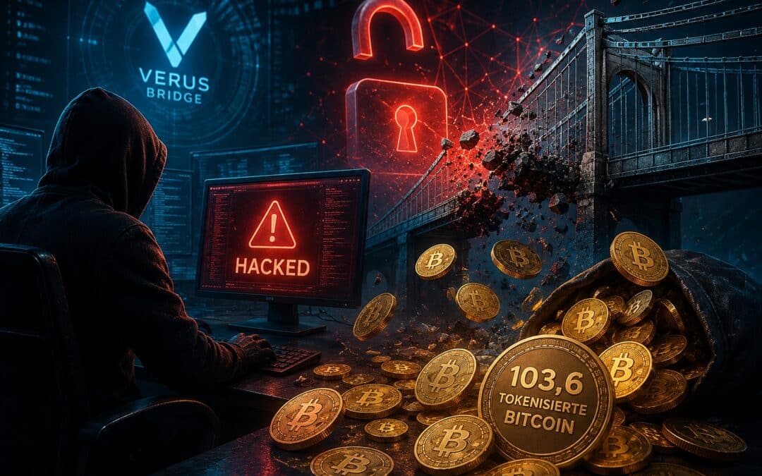 Verus Bridge Hack: 103,6 tokenisierte Bitcoin unter den entwendeten Mitteln