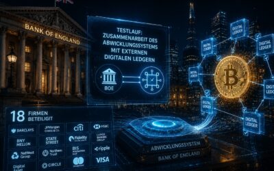 Wachsende Bitcoin Akzeptanz: 18 Firmen erproben Brücke zwischen Zentralbankgeld und Blockchain