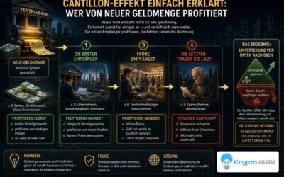 Cantillon-Effekt einfach erklärt: Wer von neuer Geldmenge profitiert
