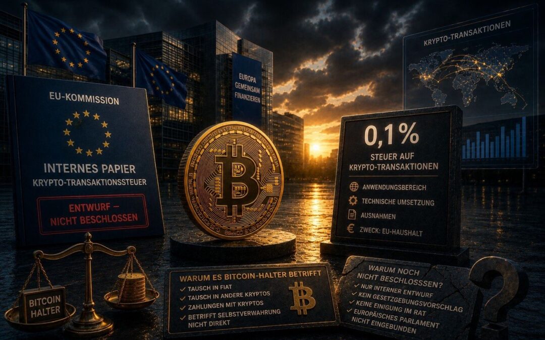 EU Krypto Steuer: Kommission erwägt 0,1 Prozent auf jede Transaktion