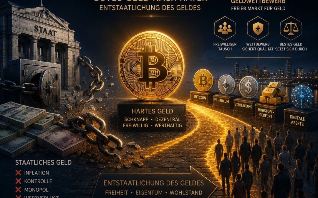 Gutes Geld nach Hayek: Entstaatlichung des Geldes erklärt