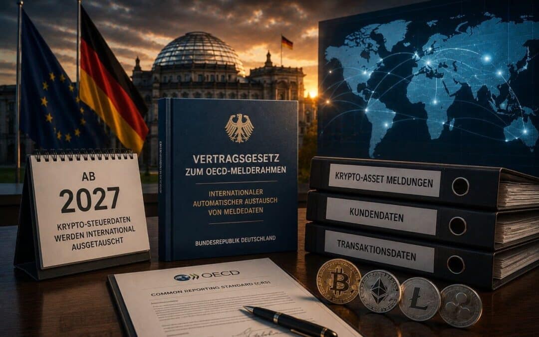 Internationaler Krypto Datenaustausch: Deutschland setzt den OECD-Standard ab 2027 um