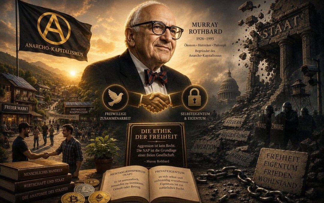 Murray Rothbard Anarcho-Kapitalismus: Warum der Staat als Problem gilt