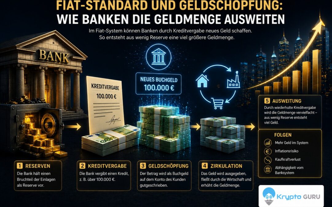Fiat-Standard und Geldschöpfung: Wie Banken die Geldmenge ausweiten