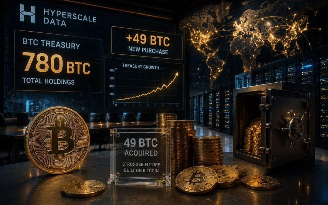 Hyperscale Data Bitcoin: 49 BTC Zukauf bringt Treasury auf 780 BTC