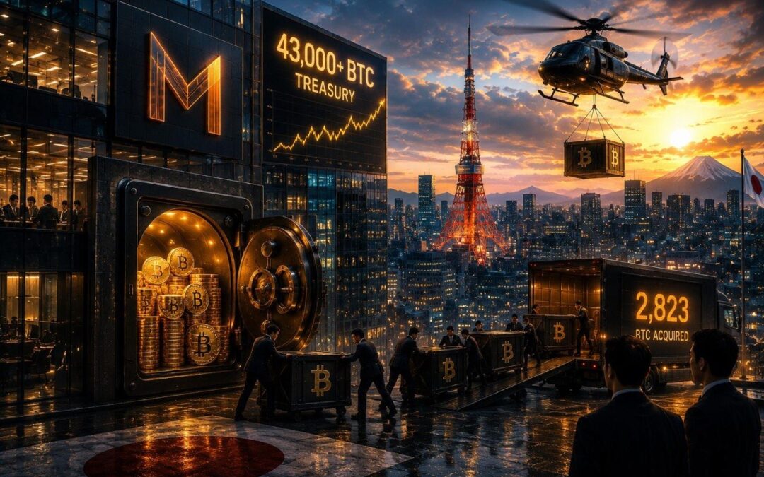 Metaplanet kauft 2.823 Bitcoin: Japans Treasury-Riese knackt 43.000 BTC