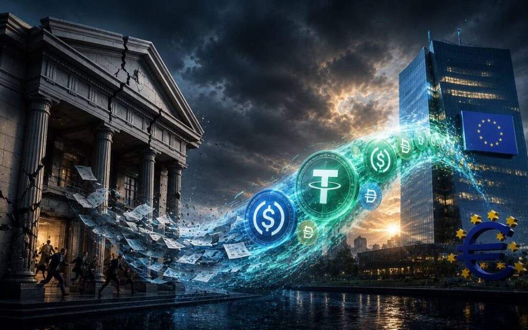 Stablecoin Bankeinlagen unter Druck: EZB sieht Abfluss von Kundengeldern