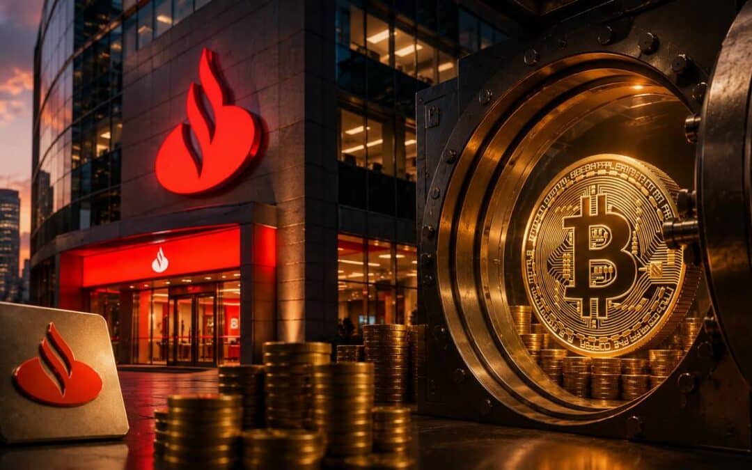 Spanische Großbank Banco Santander baut Bitcoin-Position auf