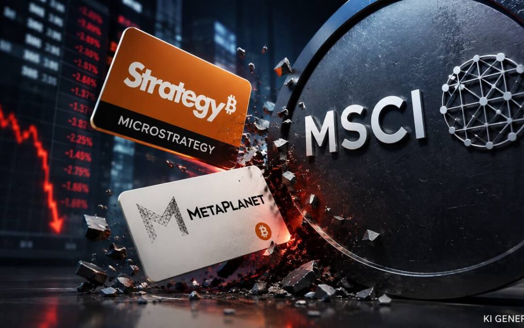 Bitcoin-Halter Index-Exklusion: MSCI will Strategy und Metaplanet ausschließen