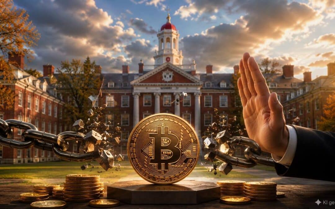 Harvard stoppt Bitcoin-Verkäufe: Institutionelles Vertrauen nach zwei Quartalen Reduktion