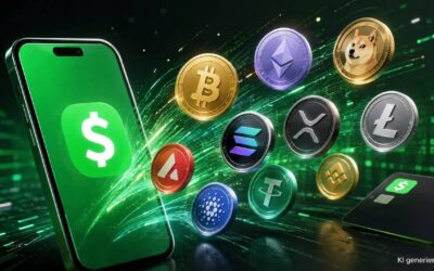 Cash App erweitert Krypto-Zahlungen: MoonPay bringt Altcoins