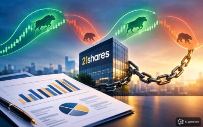 Krypto-Marktdruck: 21Shares-Halbjahresbilanz zeigt Abhängigkeit von Kurszyklen
