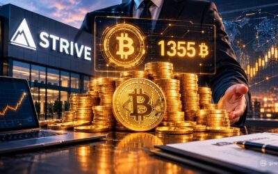 Bitcoin Unternehmensreserven: Strive kauft 1.355 BTC vor Jahresende