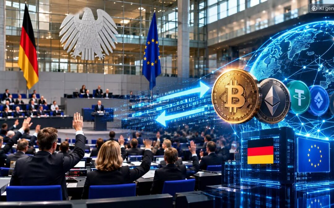 Krypto Informationsaustausch: Bundestag beschließt Datenaustausch über die EU hinaus