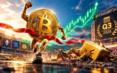 Krypto gegen Gold: CoinDesk 20 steigt im dritten Quartal um 52,7 Prozent