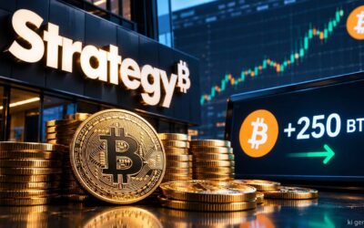 Strategy Bitcoin Bestand: 250 BTC für 21,5 Mio. US-Dollar zugekauft